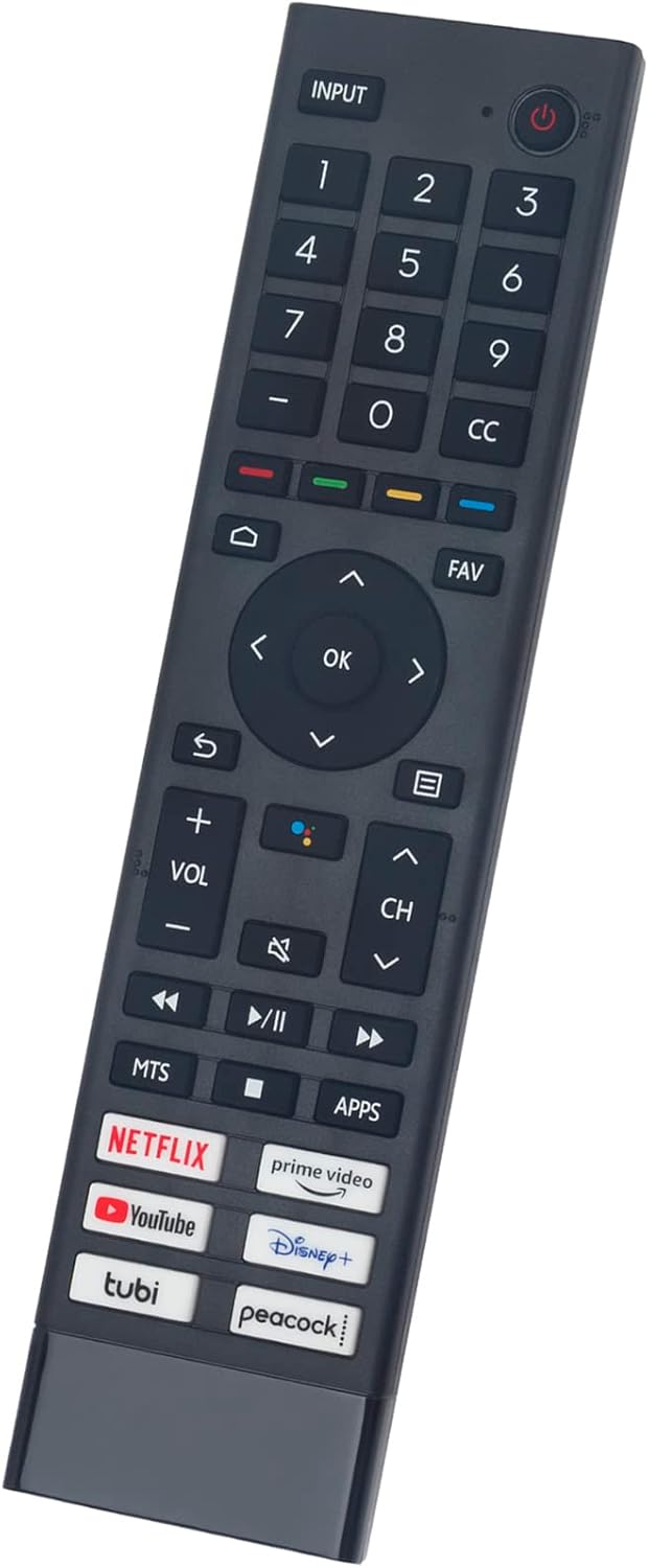 Replacement Voice Remote ERF3J80H fit for Hisense Smart TV 75A6G 58A6G 85A6G - Image 4