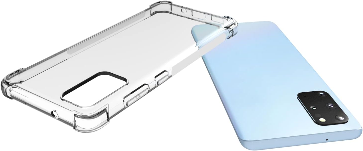 Samsung Galaxy S20+ Clear TPU Four Corner Protective Transparent Case - Image 3