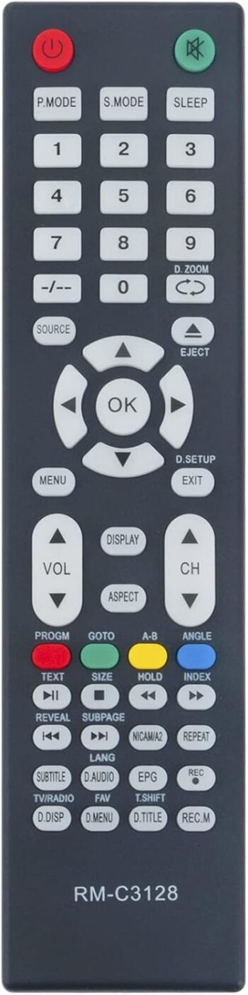 New RM-C3128 RMC3128 Replacement Remote Control fit for JVC LED HD TV LT-32ND36A
