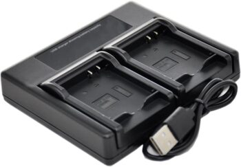 LP-E8 Battery Charger USB Dual Replacement for LPE8 EOS 550D 600D 650D 700D