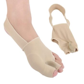 Toe Bunion Sleeves | Hammer Toe Spreader Corrector Spacers (1 Pair) (L)