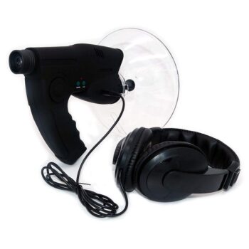 Parabolic Dish Directional Microphone, Monocular X8 Times Long Distance Hearing