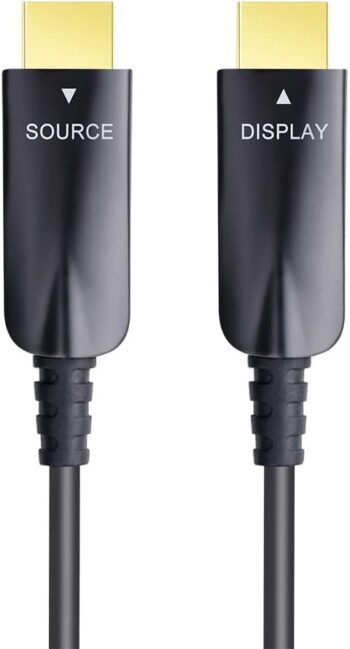 HDMI Cable with 1080p 60Hz 4K 30Hz HDMI Fiber Optic Technologies(23m,Black)-75ft