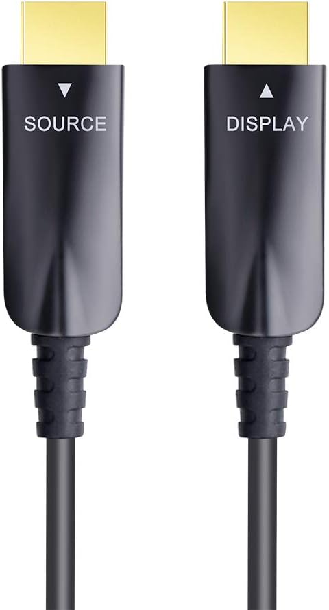HDMI Cable with 1080p 60Hz 4K 30Hz HDMI Fiber Optic Technologies(23m,Black)-75ft