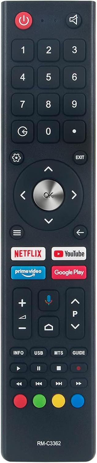 Replacement Voice Remote sub RM-C3367 RM-C3407 Remote for JVC LED TV