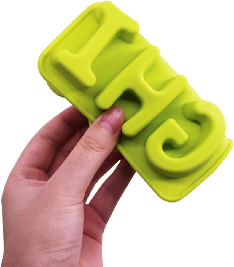 4 Pcs Silicone Numbers Alphabets Trays Molds, 26 Letters & Numbers Candy Mould - Image 6