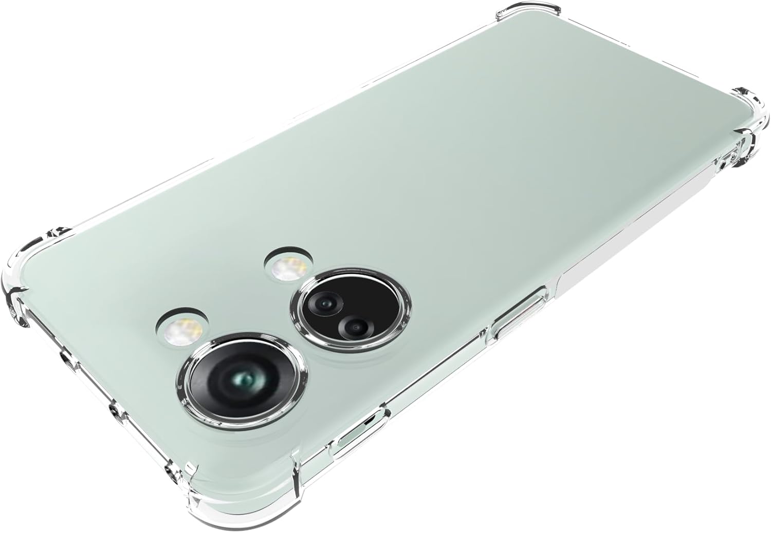 For OnePlus Nord 3 5G Clear TPU Four Corner Protective Case - Transparent - Image 4