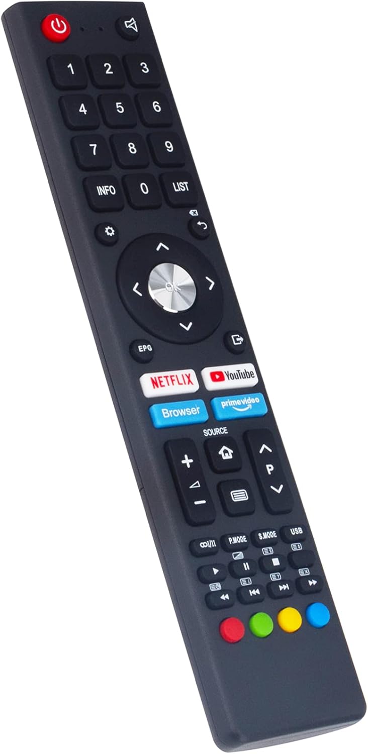 New GCBLTV02BDBIR Replacement Remote Control Suit for CHIQ TV with Shortcut Key - Image 2