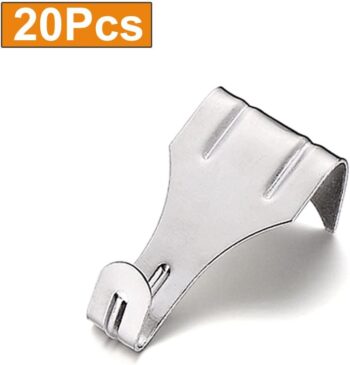 Moulding Hooks Picture Rail Hooks Hangers, Nickel Plated for Art Galley-20 Pcs