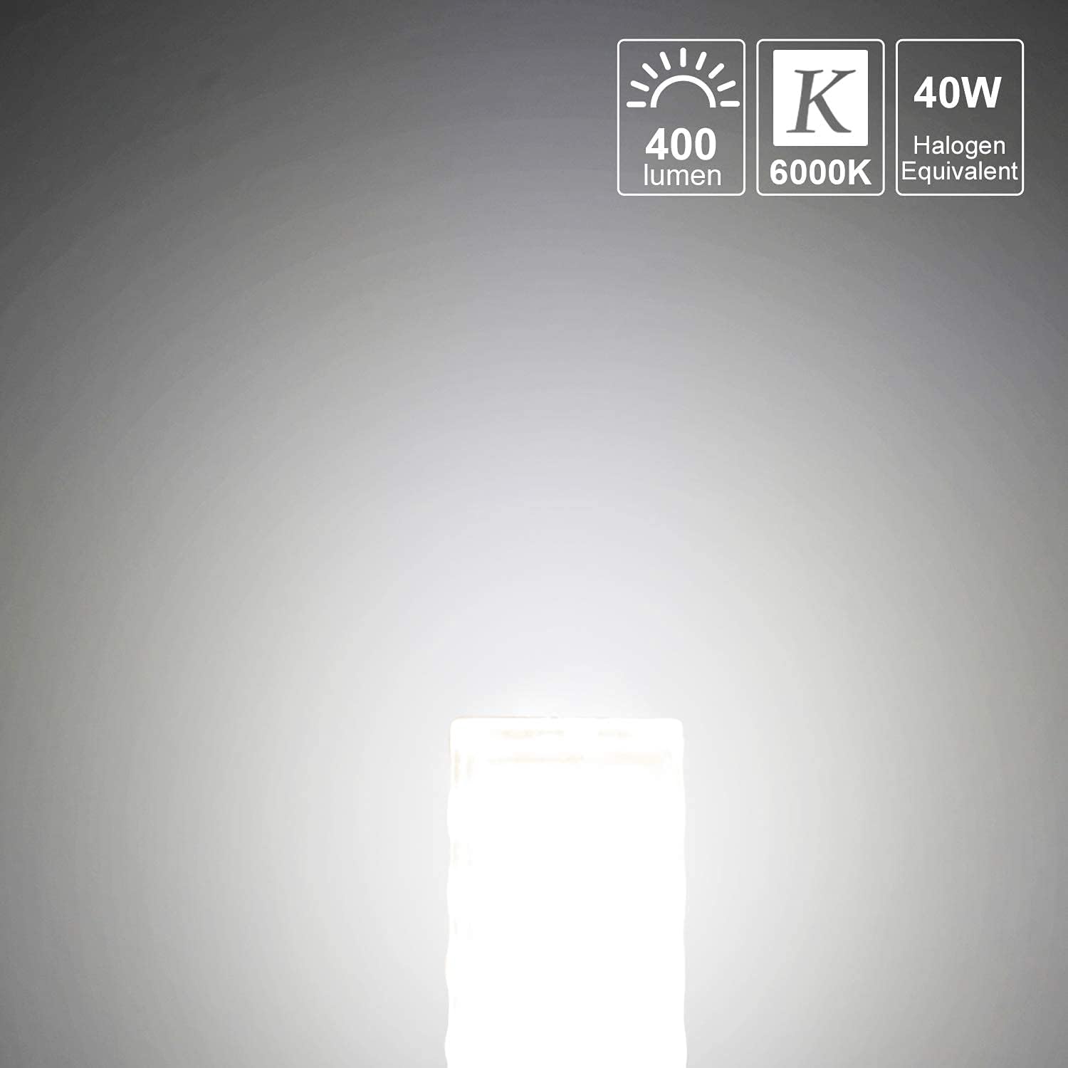 E14 LED Light Bulb 4W (40W Halogen Equivalent), Daylight White 6000K 400LM, 220V - Image 8