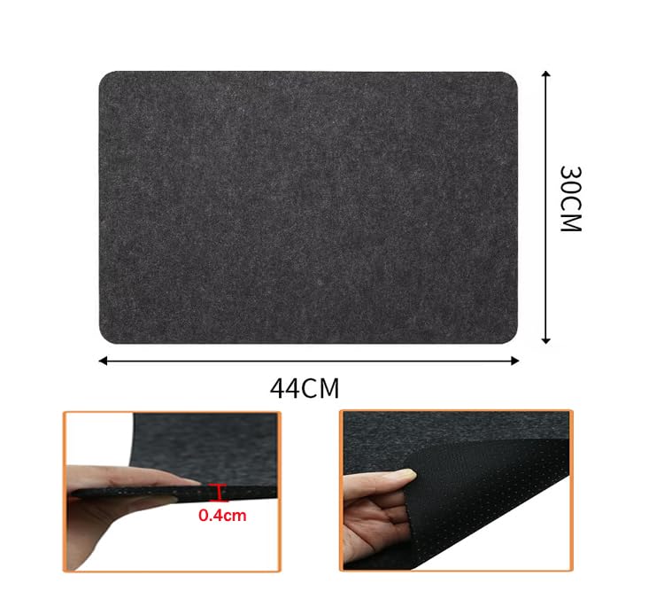 2Pcs Heat Resistant Mat for Air Fryer, Kitchen Countertop Protector Mats 44*30cm - Image 2