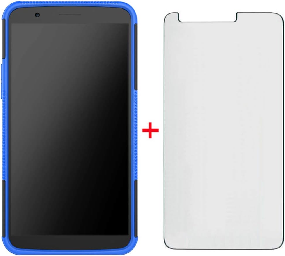 LG Stylo 3 and Stylo3 Plus Protective Case w Tempered Glass Screen Protector - Image 2