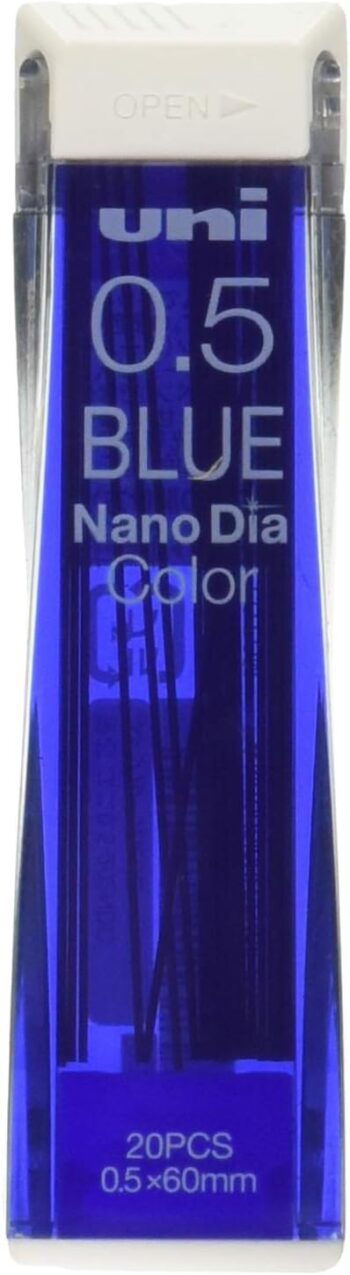 uni Color Mechanical Pencil 0.5mm Lead, Nanodia, Blue, 0.5mm Lead