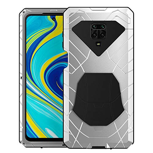Redmi Note 9s Case, Redmi Note 9s Case Heavy Duty, Armor Hybrid (Sliver)