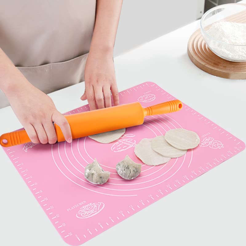 Plastic Handle Rolling Pin Non-Stick Silicone Rolling Pins,Mini Rolling Pin - Image 5