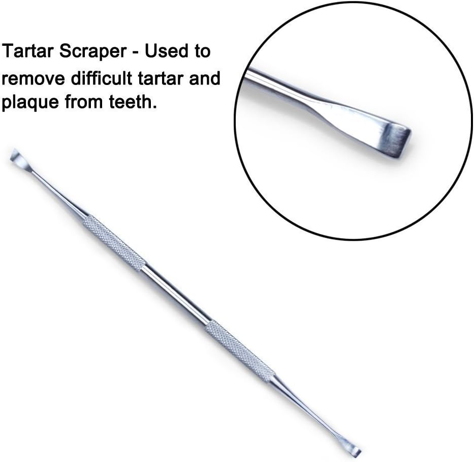 Professional Dental Cleaning Tools, Plaque Remover Kit - 6 Tools - Image 7