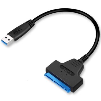 USB 3.0 to SATA 22 Pin 2.5 Inch Hard Disk Driver SSD Adapter Data Power Cable