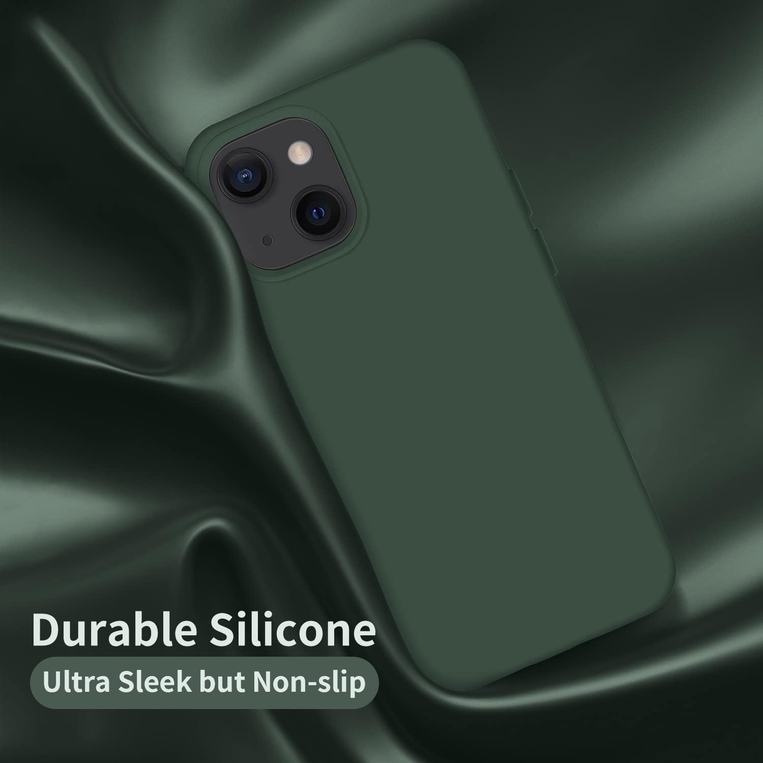 iPhone 13/14 Case, Ultra Slim Shockproof Protective Phone Case - Alpine Green - Image 5