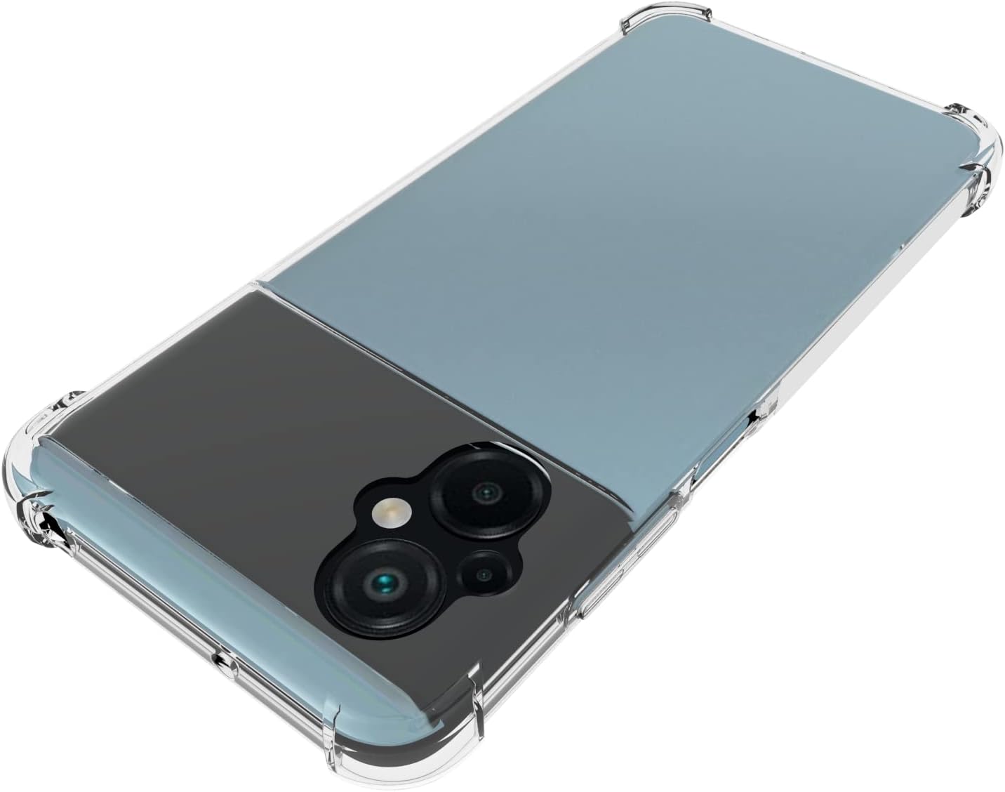 For Xiaomi Poco M5 4G Clear TPU Four Corners Protective Transparent Case - Image 4