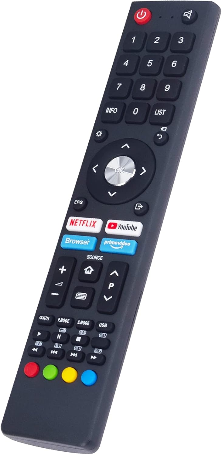 New GCBLTV02BDBIR Replacement Remote Control Suit for CHIQ TV with Shortcut Key - Image 3