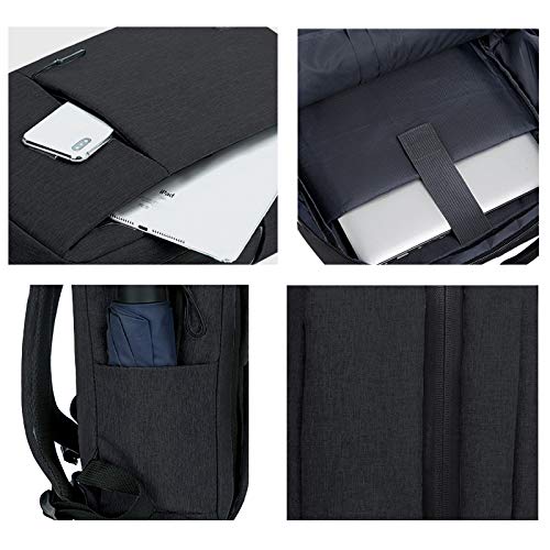 Business Laptop Backpack Laptop Bag Fits 15 Inches Notebook with Charging Port - Image 6