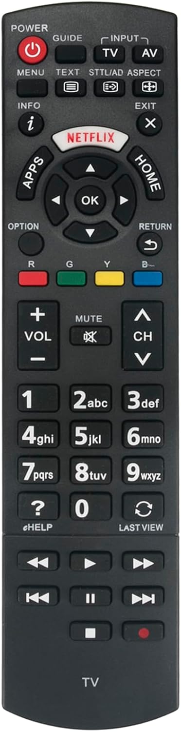 Replacement Remote fit for Panasonic Viera LED TV TH-50CX700A