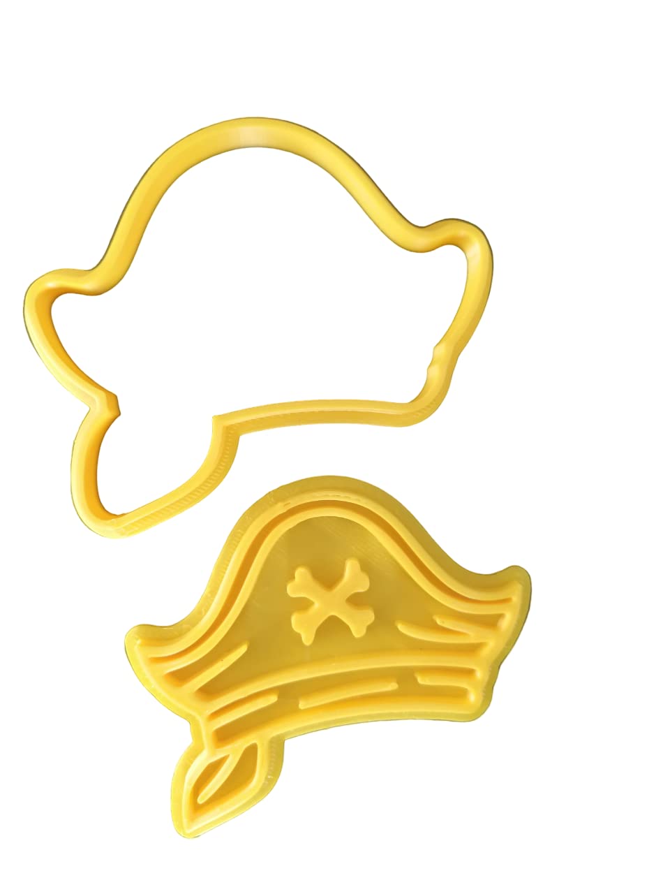 9cm Pirate Hat Cookie Cutter and Matching Embosser for Cookies Biscuits - Image 2