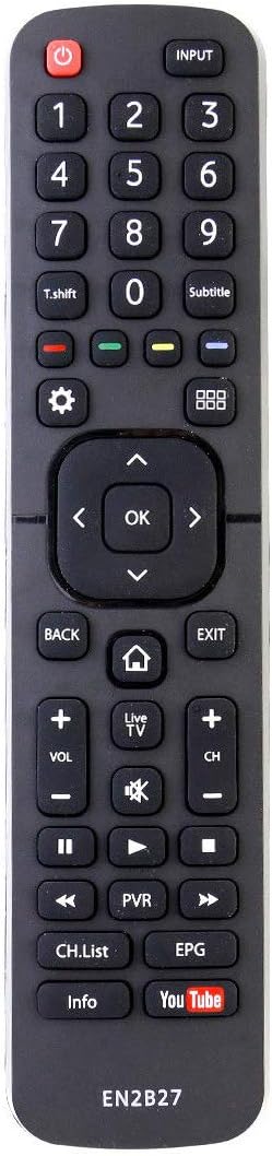 EN2B27 Replace Remote Control for HISENSE TV 40K321UW