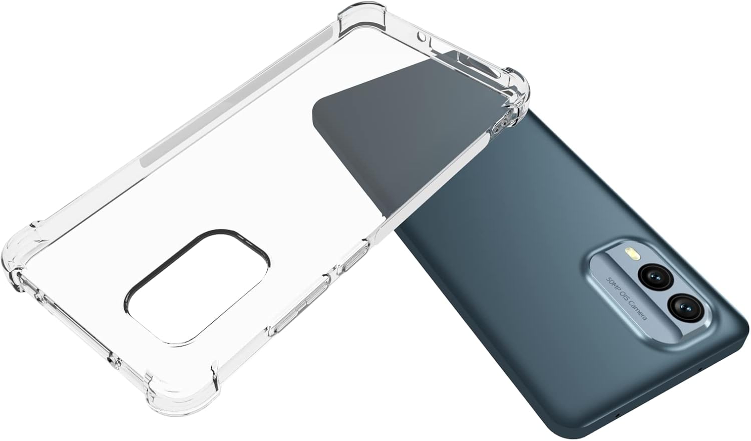 For Nokia X30 5G Clear TPU Four Corner Cover Transparent Soft - Case - Image 3