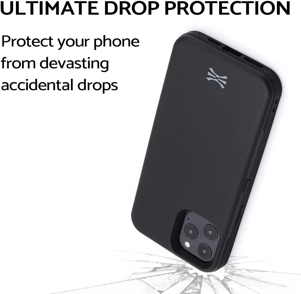 iPhone 12 Pro Max, Slim Protective Shockproof Wallet Flip Slot Case - Black - Image 6