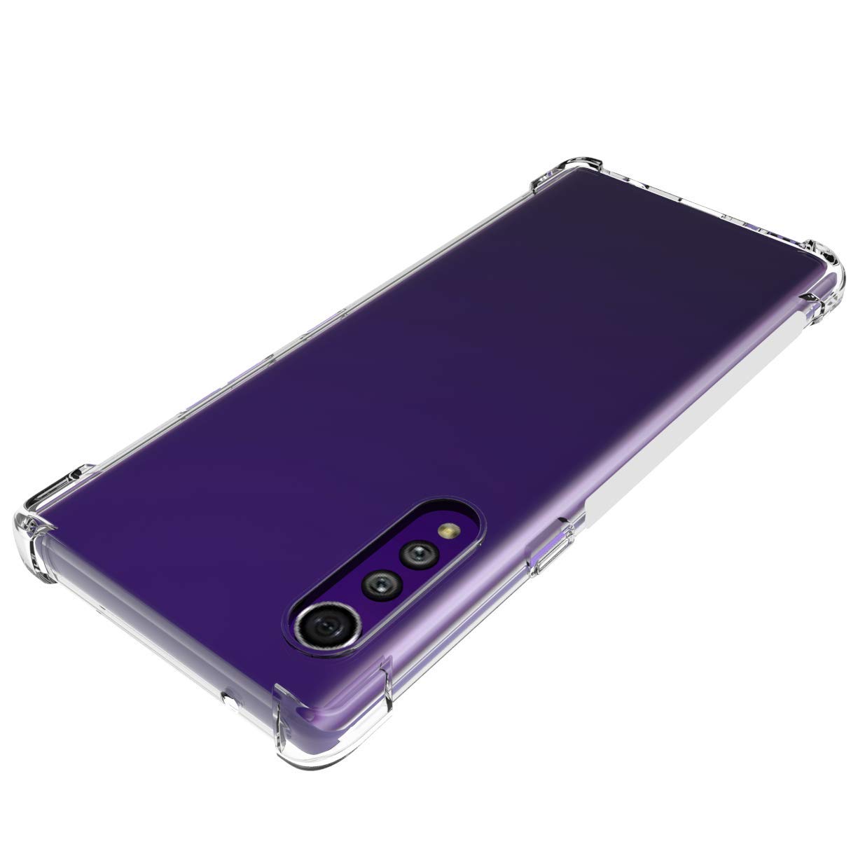 LG Velvet Clear TPU Four Corners Protective Transparent Case - Image 7