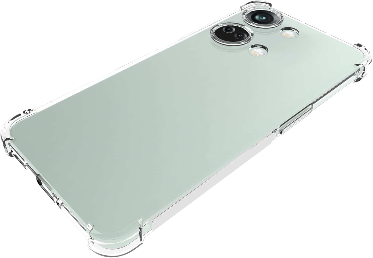 For OnePlus Nord 3 5G Clear TPU Four Corner Protective Case - Transparent - Image 5
