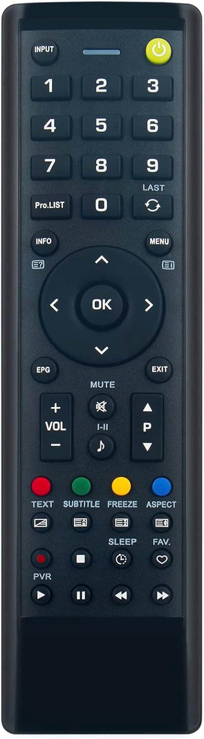Replacement IR Remote for Hannspree TV HSG1075 HSG1141 HSG1114 HSG1076 HSG1116 - Image 2