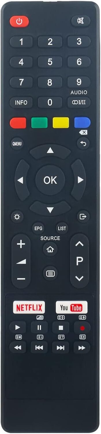 Replacement Remote fit for Kogan Smart LED TV KALED65LU8010STB KALED43LU8010STA