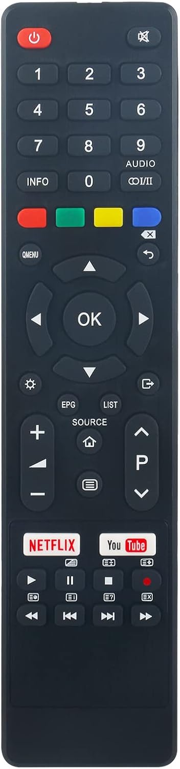 Replacement Remote fit for Kogan Smart LED TV KALED65LU8010STB KALED43LU8010STA