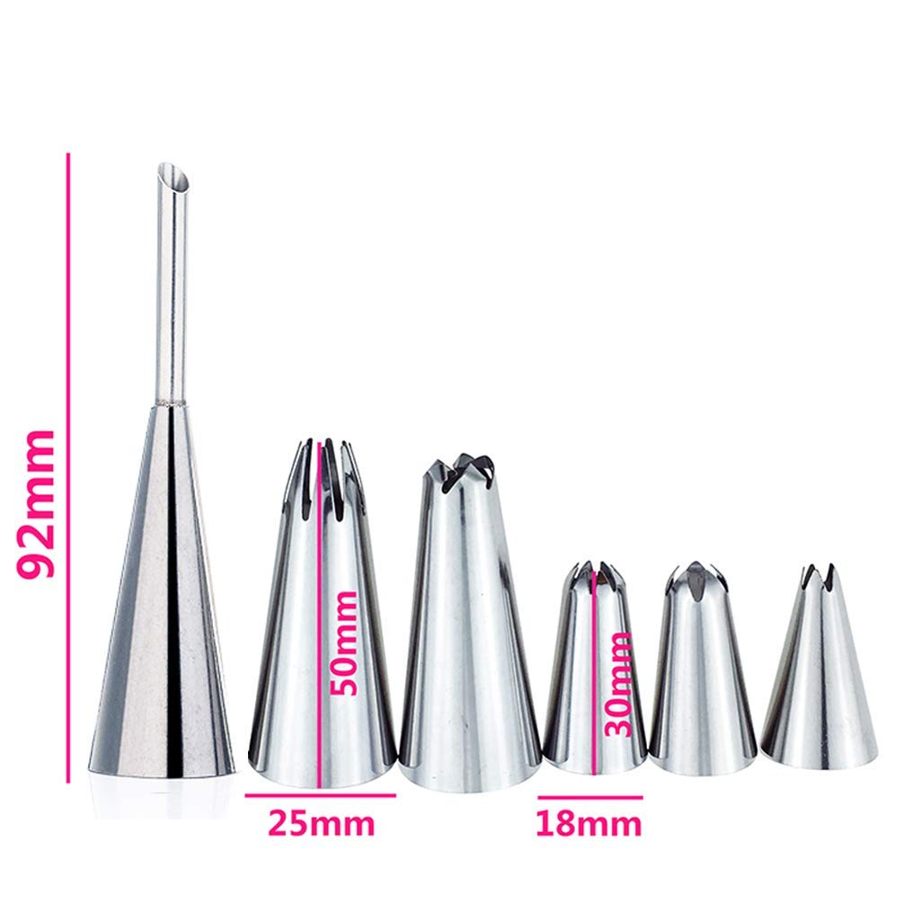 Cake Decorating Supplies Cake Piping Nozzles Tips Kits Cupcake Decorating Kit - Image 7