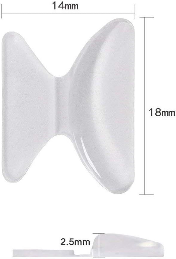 Nose Pads, Anti-slip Pads Nose Cushions Stick For Glasses2.5 mm Thick-5 Pairs - Image 2