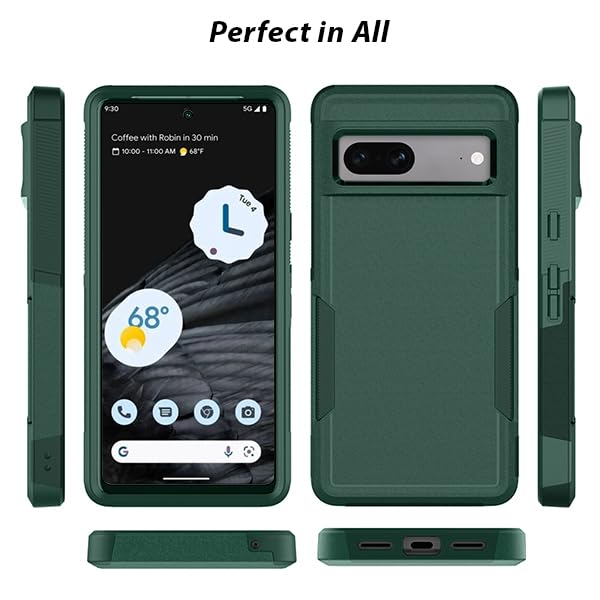 For Google Pixel 8 (2023) Protective Heavy Duty Shockproof Case - Green - Image 2