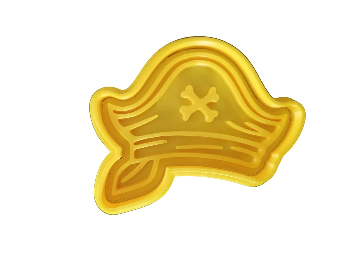 9cm Pirate Hat Cookie Cutter and Matching Embosser for Cookies Biscuits
