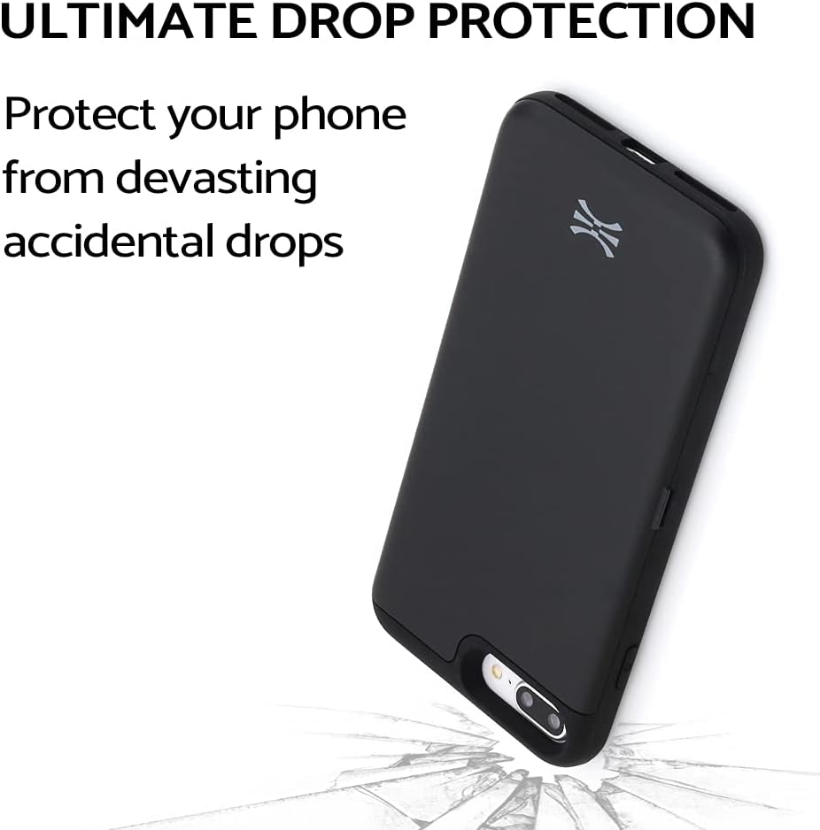 iPhone 8/ 7 Plus, Slim Protective Shockproof Heavy Duty Case with Cards Wallet - Image 5
