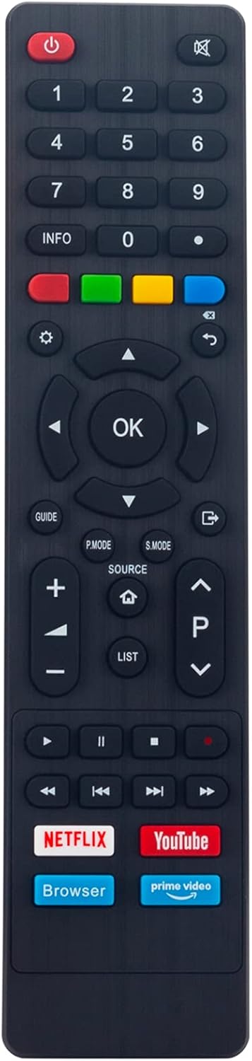 New GCBLTV09AIBIR Replacement Remote Control Suit for CHIQ TV with Shortcut Key