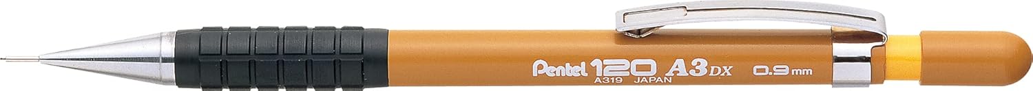 Pentel 120 A3 Mechanical Pencil Wallet 4 Assorted Sizes (A310-4) - Image 6