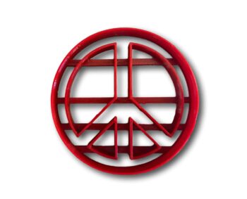 Peace Symbol Cookie Cutter (Different Sizes) (7.62 cm)