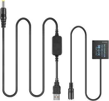 BLE9 DCC11 Dummy Battery + 5V USB Cable for Panasonic Lumix DMC-GF6