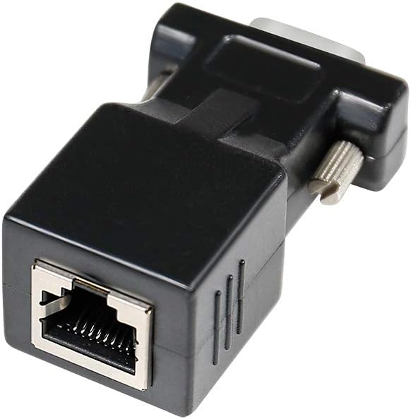 DB9 to RJ45 Serial Adapter RS232 Female to RJ-45 Female Ethernet Converter - Image 5