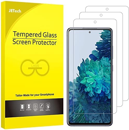 Screen Protector Compatible with Samsung Galaxy S20 FE 6.5-Inch, Tempered Glass