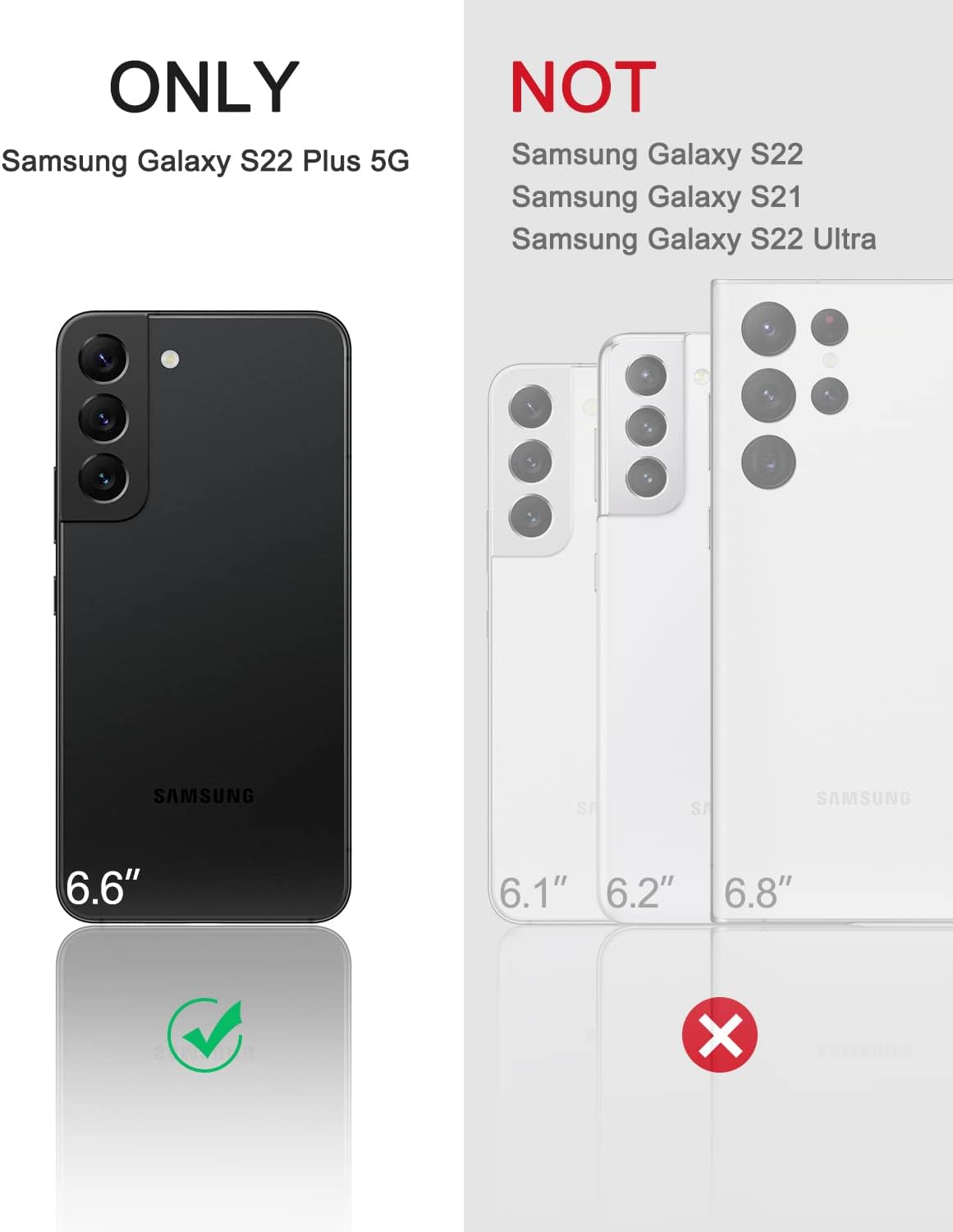 Samsung Galaxy S22 Plus 5G Case with Built-in Screen Protector Shockproof Case - Image 2