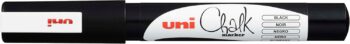 Uni-Ball 1.3mm Bullet Tip Chalk Marker, Black