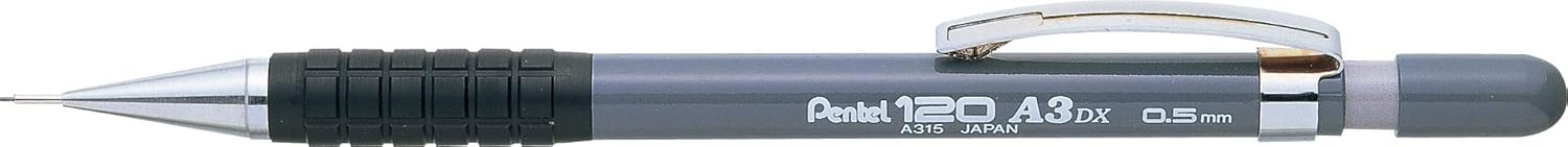 Pentel 120 A3 Mechanical Pencil Wallet 4 Assorted Sizes (A310-4) - Image 4