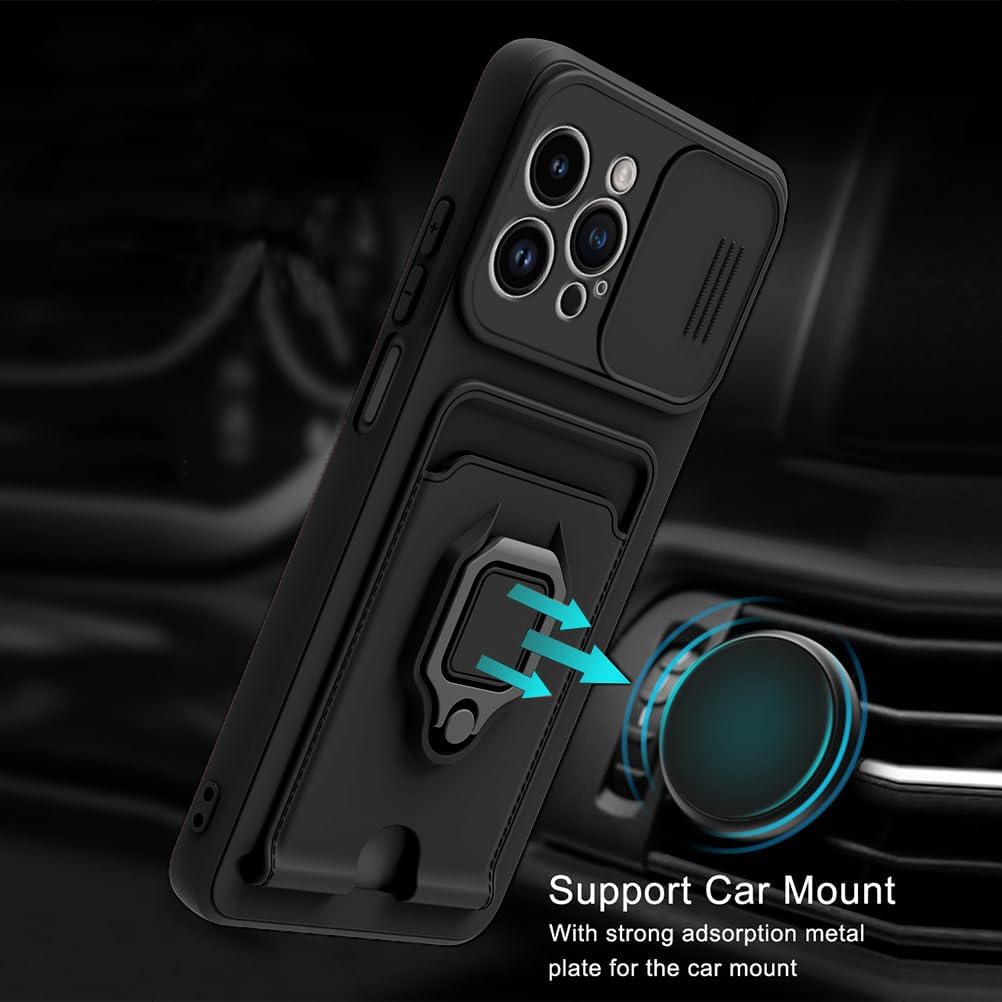 iPhone 15 Pro Shockproof Kickstand Silicone Protective Case - Image 3